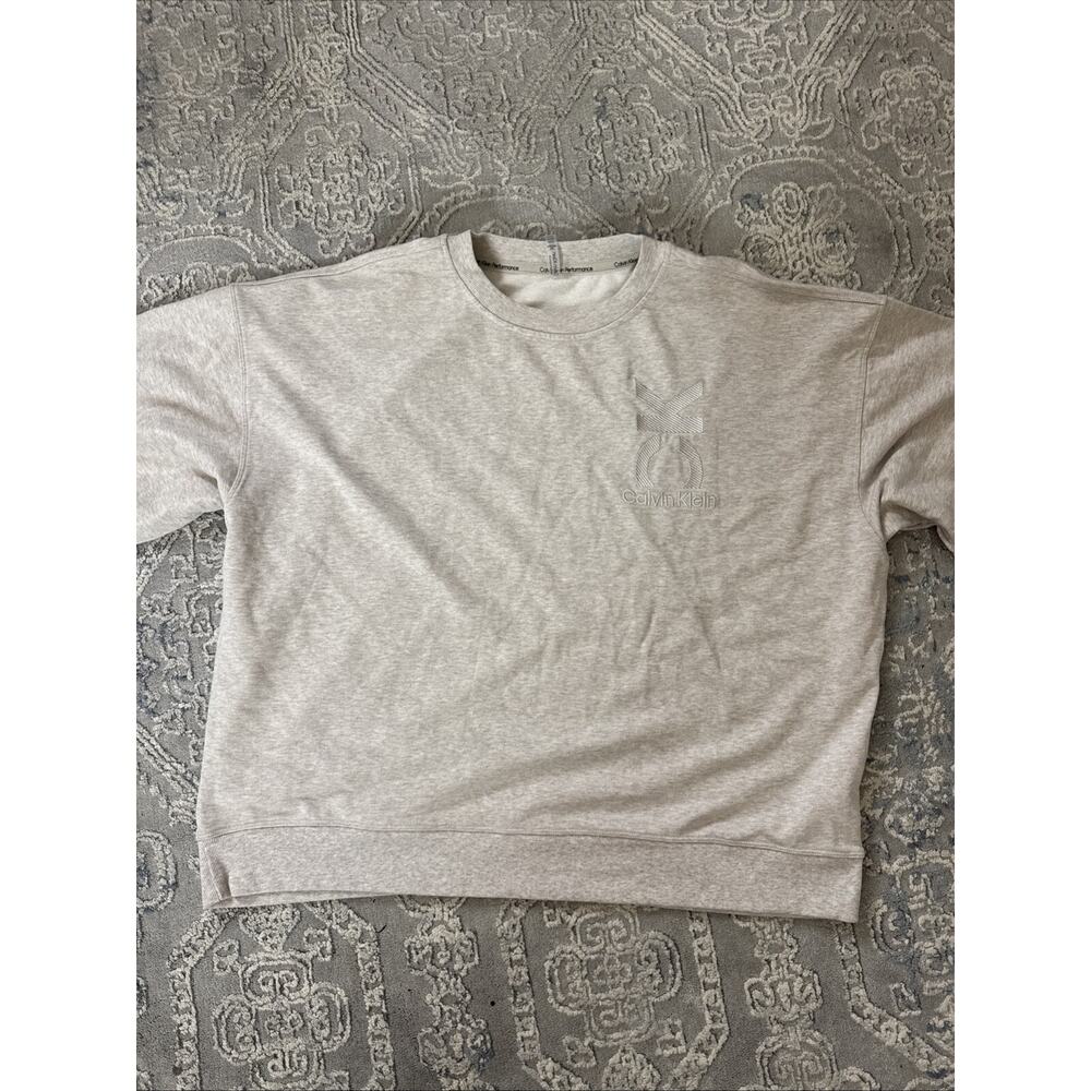 Calvin Klein Embroidered Crew Sweatshirt Women S 12069